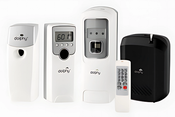 Dolphy room equipment installed in a modern guest room